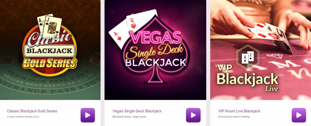 blackjack casino games