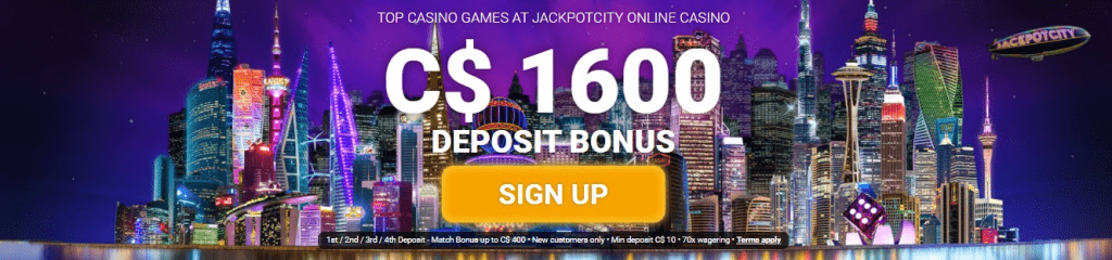 jackpot city bonus